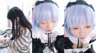 新人！校花下海！超漂亮超可爱~【蕾姆】揉穴自慰！超过瘾~ (3)